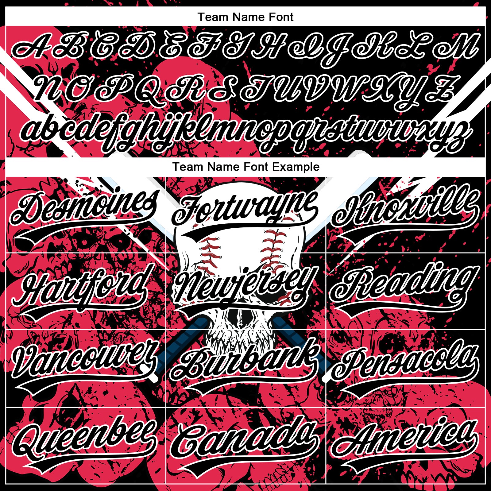 Custom Stitched Black Neon Pink-White Skull Pattern Pullover Sweatshirt Hoodie