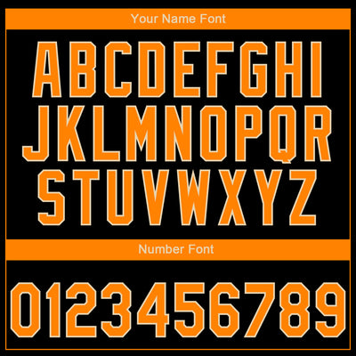 Custom Stitched Black Bay Orange-City Cream Skull Pattern Pullover Sweatshirt Hoodie