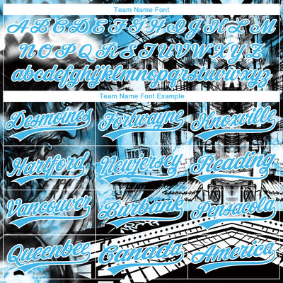 Custom Stitched Black Sky Blue-White Religion Praying Hands Pullover Sweatshirt Hoodie