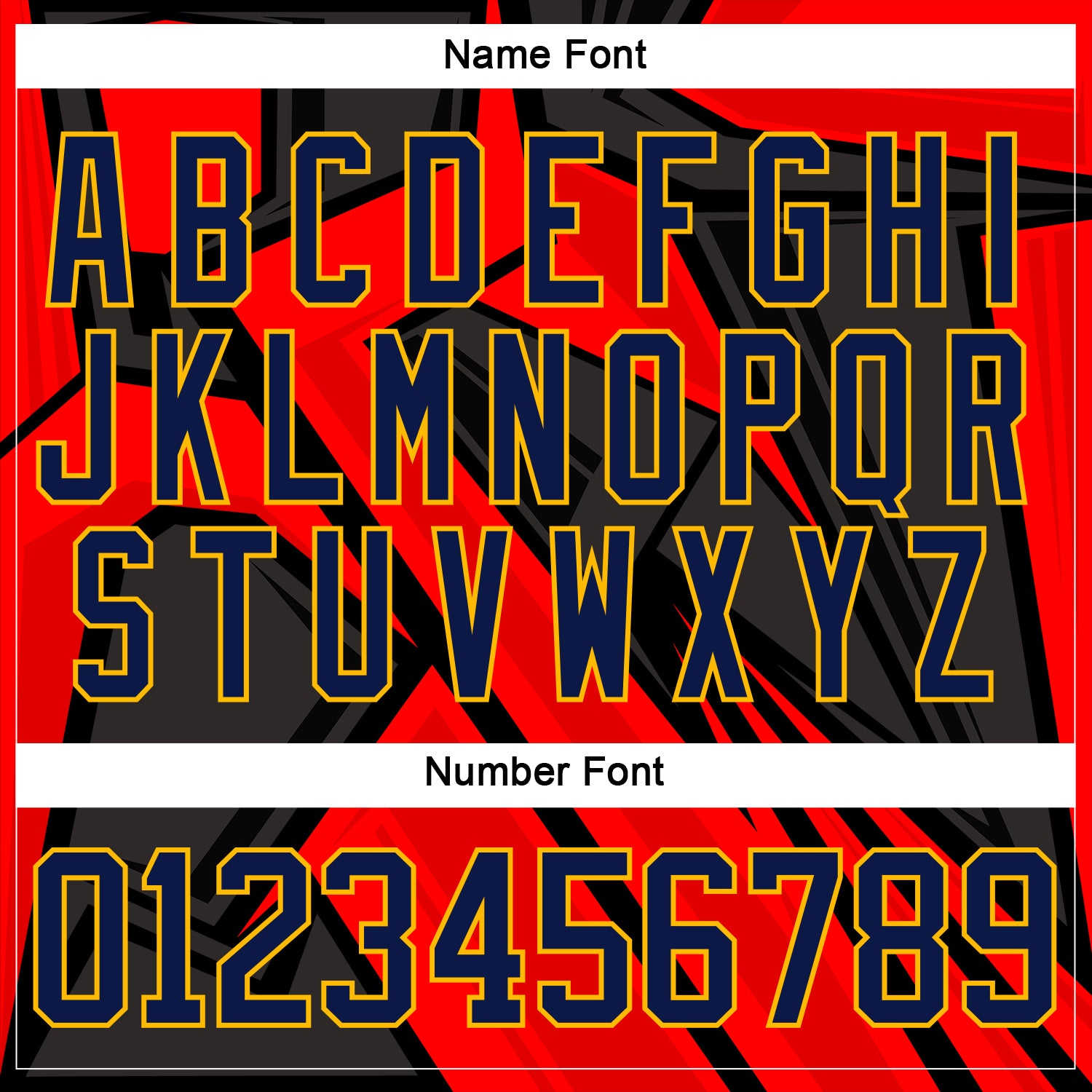 Custom Red Navy Black Gold-White Cyber Mecha E-sport Hockey Jersey