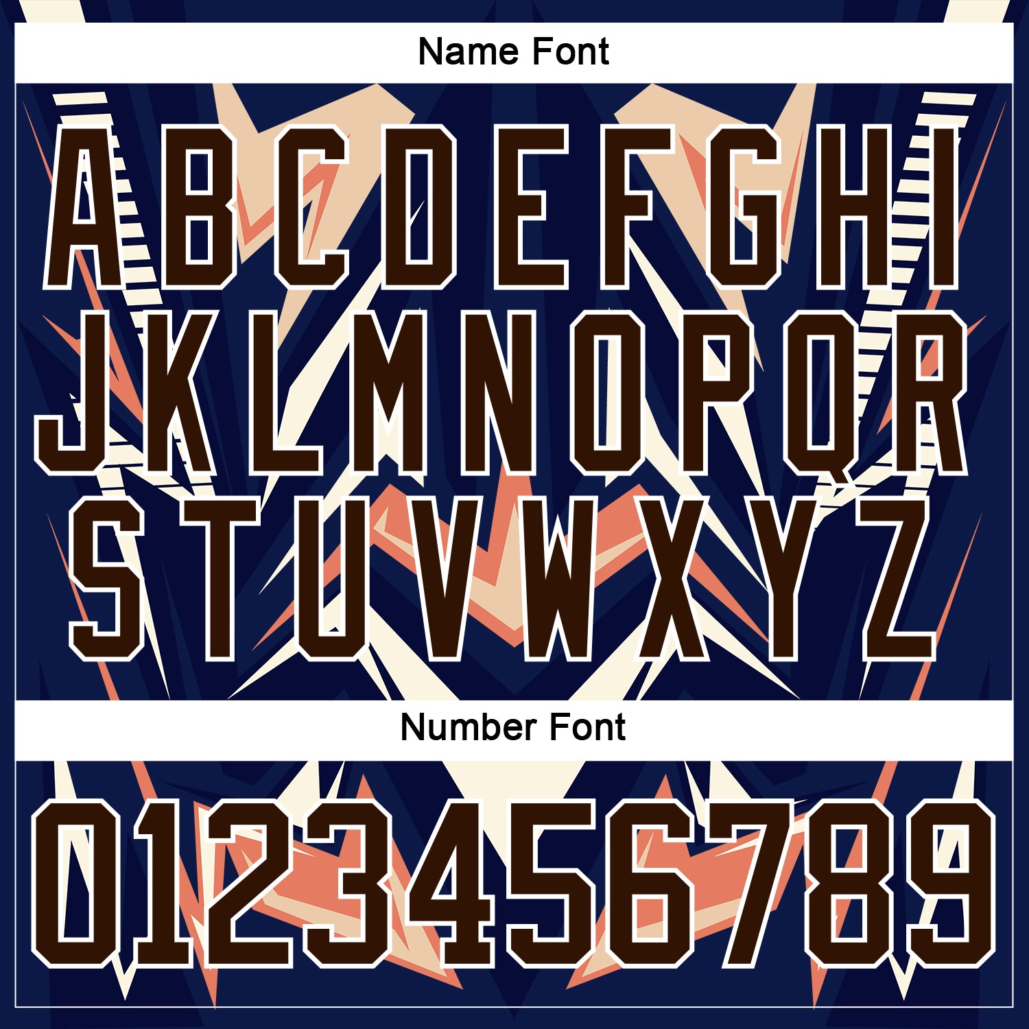 Custom Royal Brown Orange Cream-White Cyber Mecha E-sport Hockey Jersey