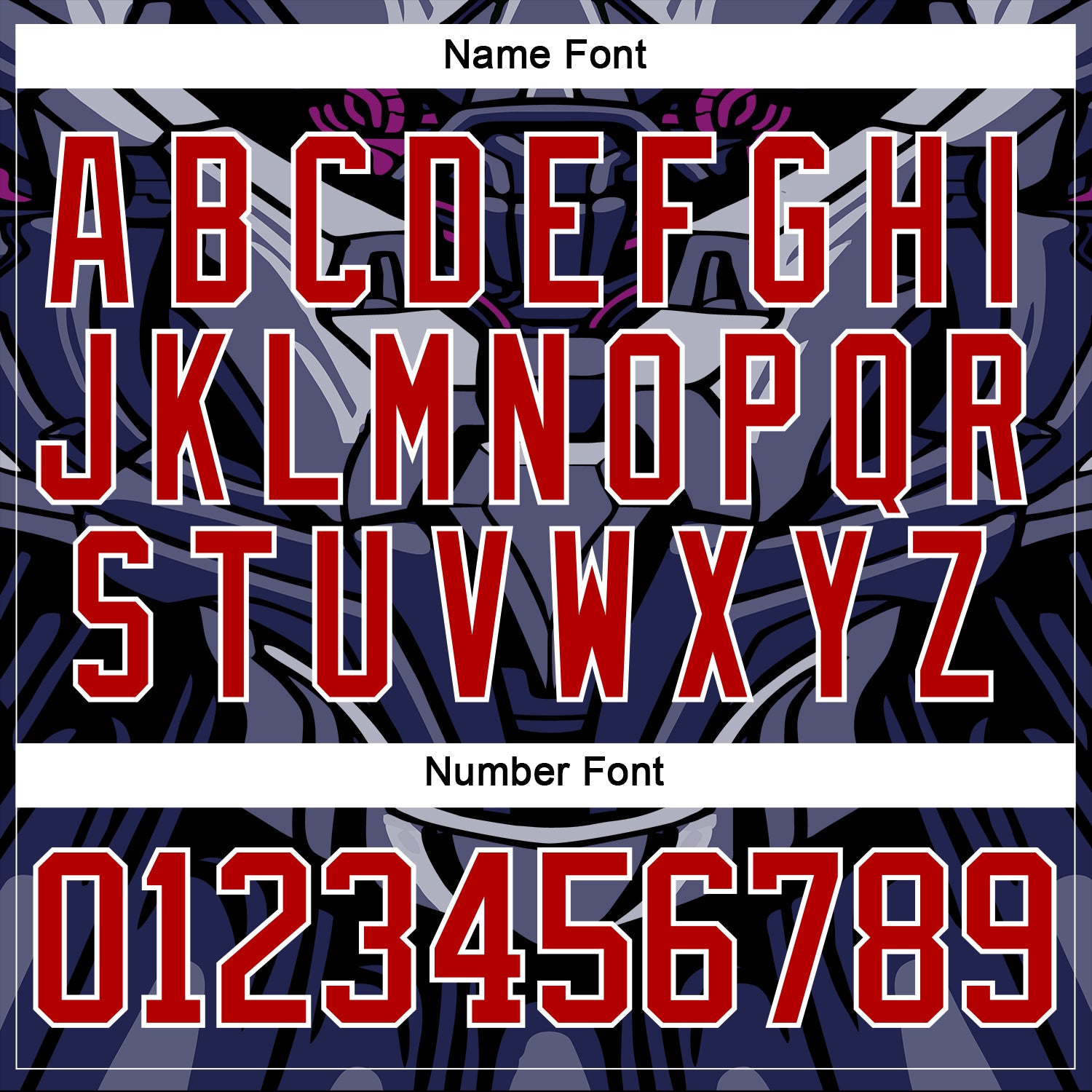 Custom Red Blue Black Purple-White Cyber Mecha E-sport Hockey Jersey