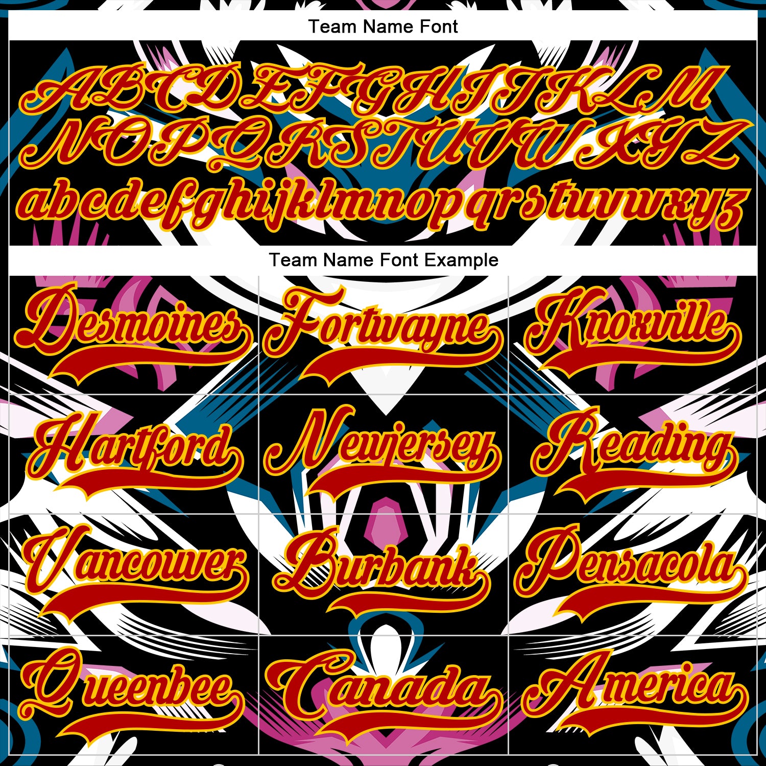 Custom Red Blue Black Purple Yellow-White Cyber Mecha E-sport Hockey Jersey