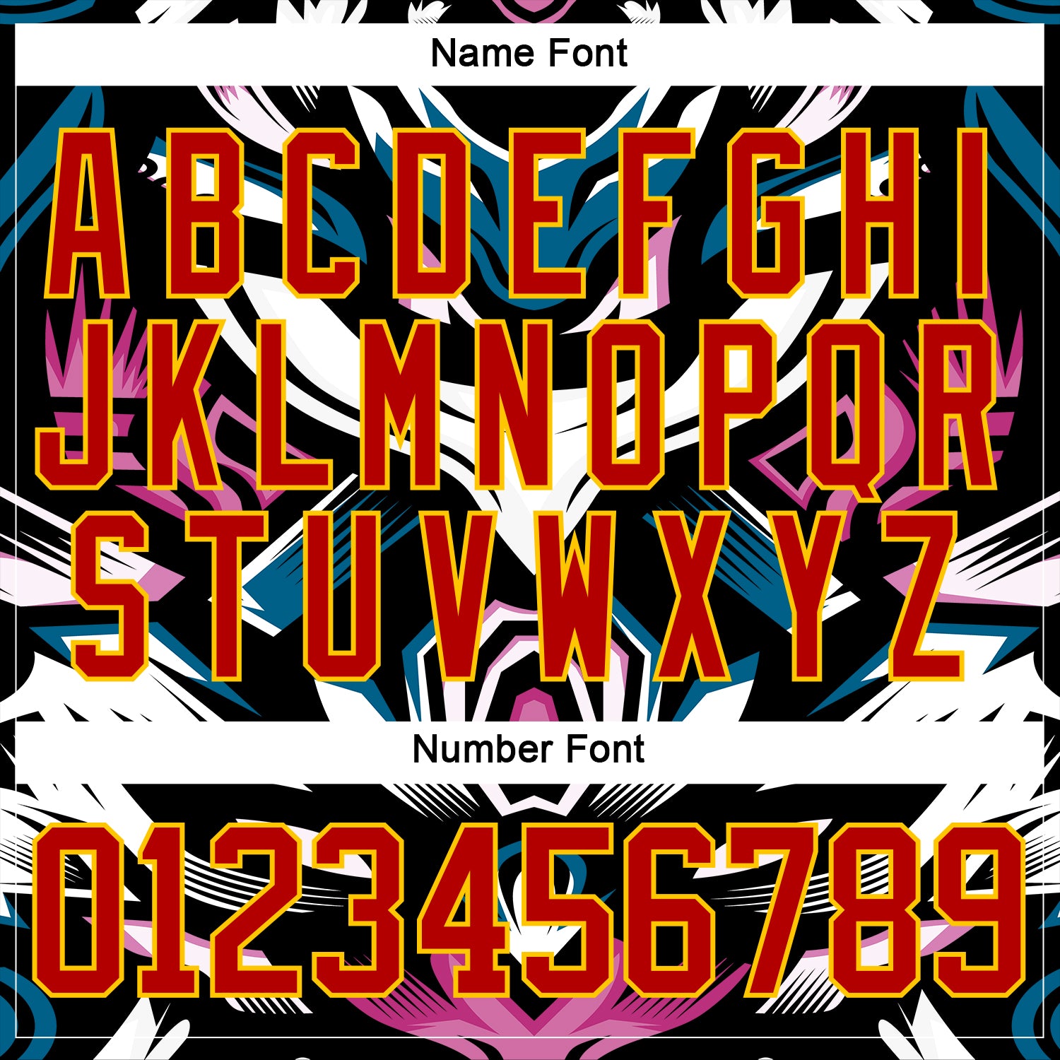 Custom Red Blue Black Purple Yellow-White Cyber Mecha E-sport Hockey Jersey