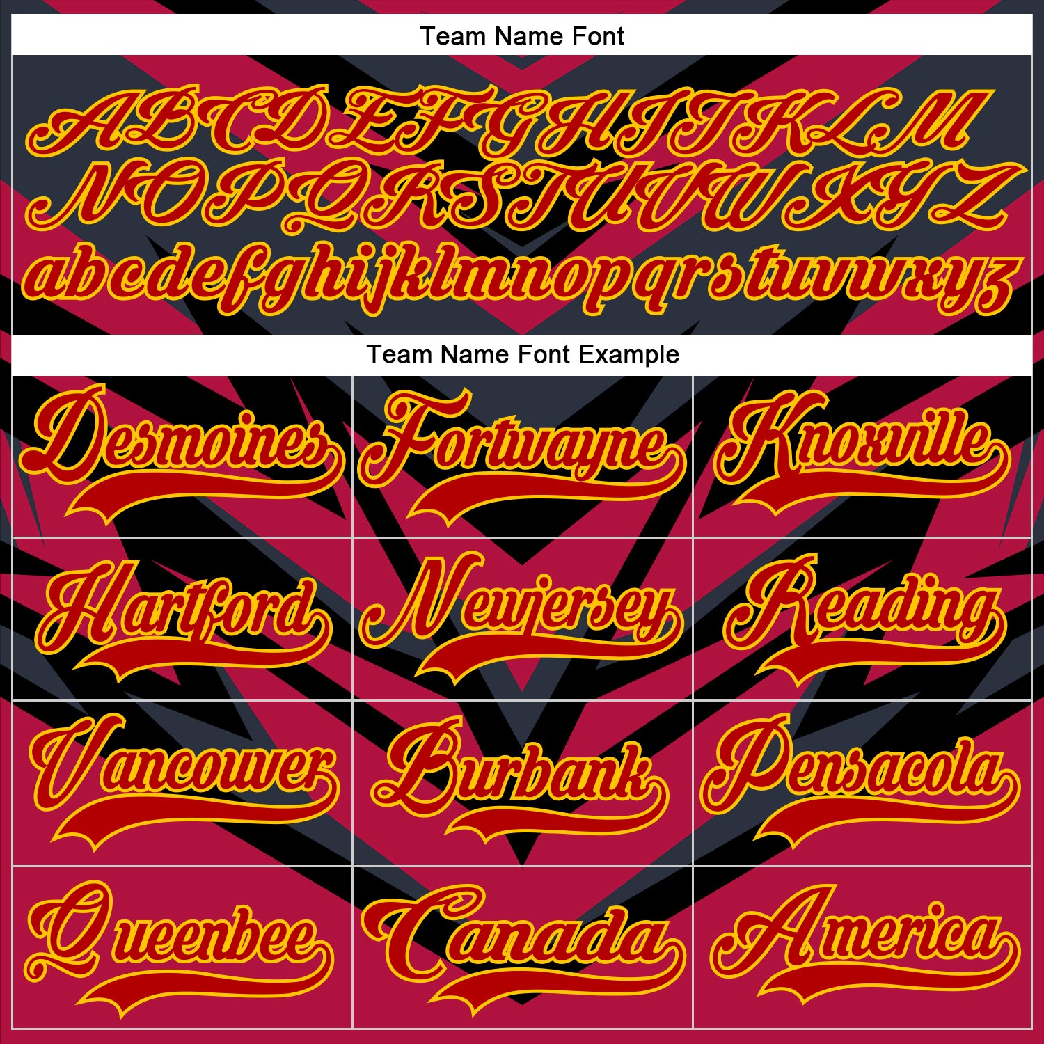 Custom Navy Red Black Yellow-White Cyber Mecha E-sport Hockey Jersey