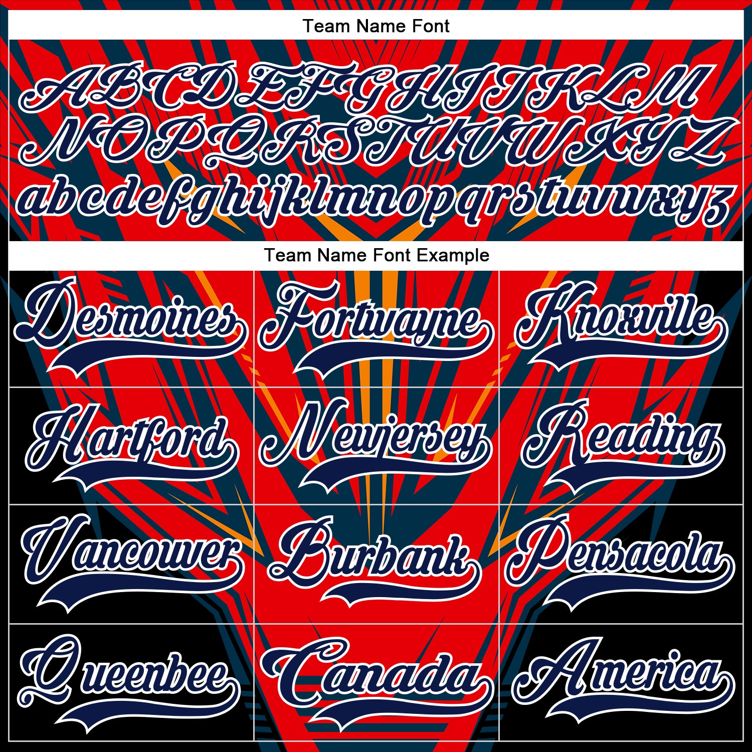 Custom Black Navy Red Orange-White Cyber Mecha E-sport Hockey Jersey