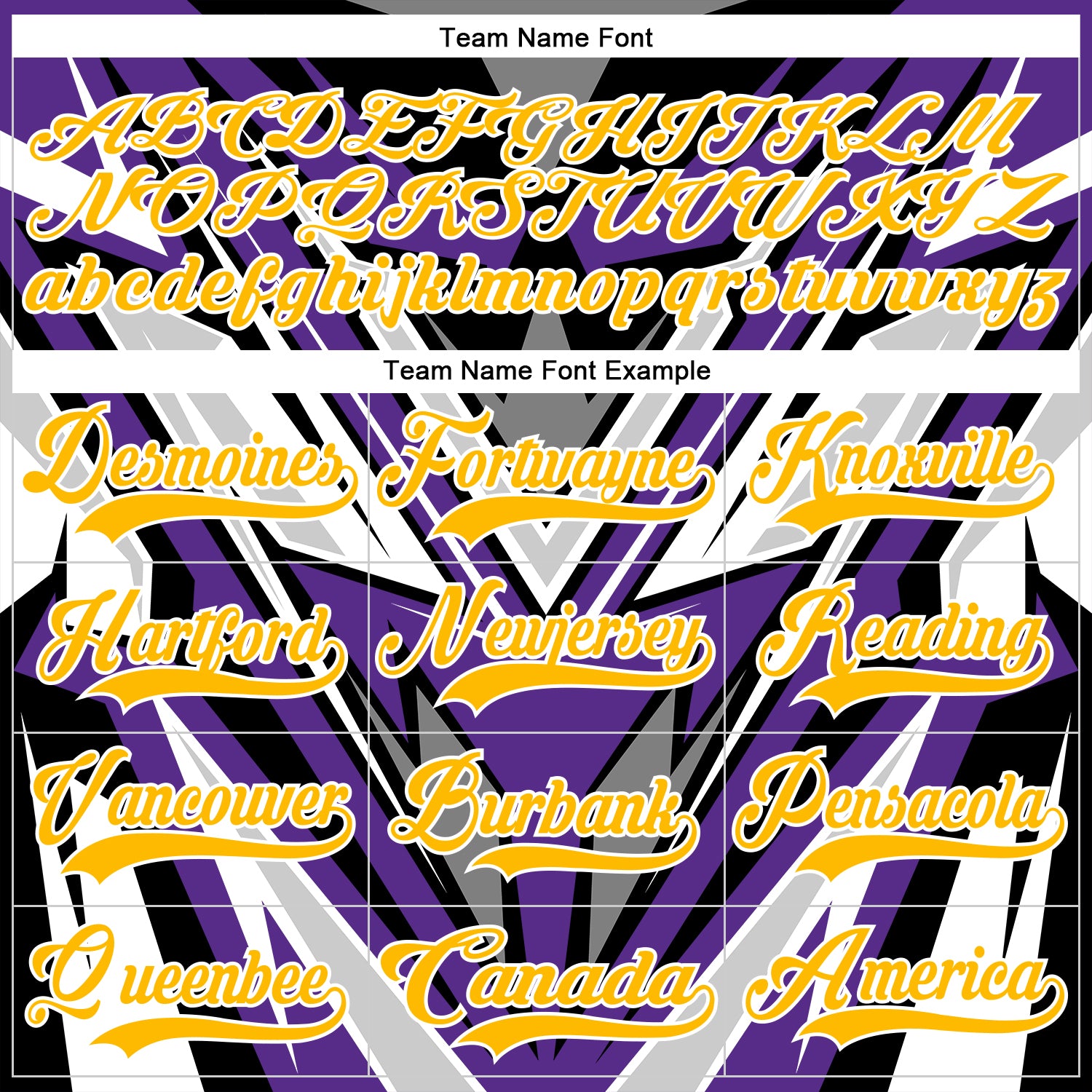 Custom Purple Gold Black Gray-White Cyber Mecha E-sport Hockey Jersey