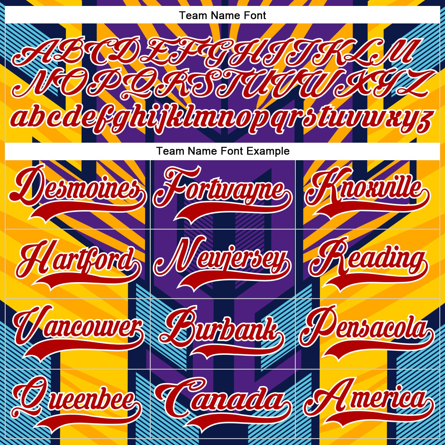 Custom Purple Red Yellow Blue-White Cyber Mecha E-sport Hockey Jersey