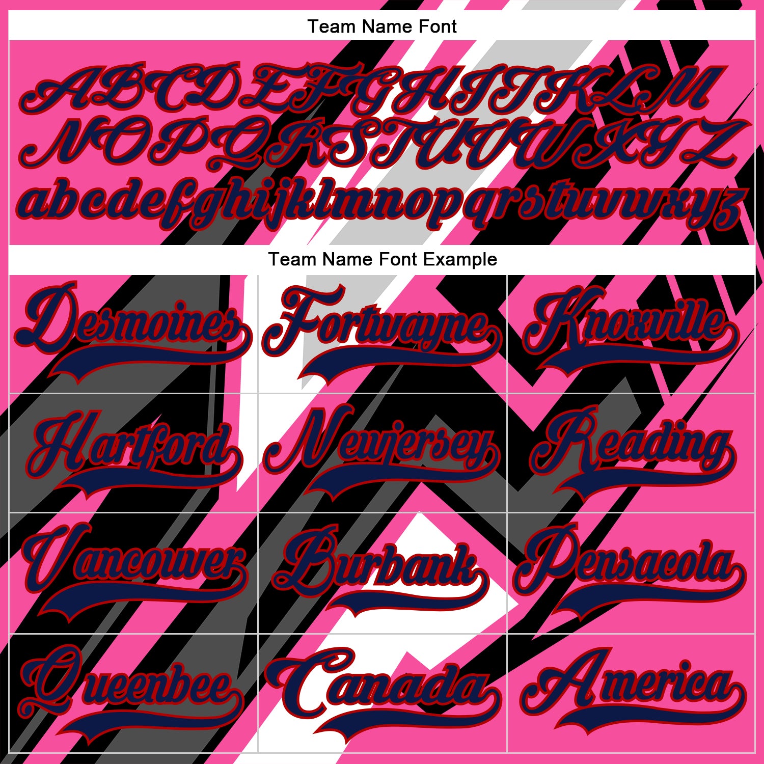 Custom Pink Navy Black Gray Red-White Cyber Mecha E-sport Hockey Jersey