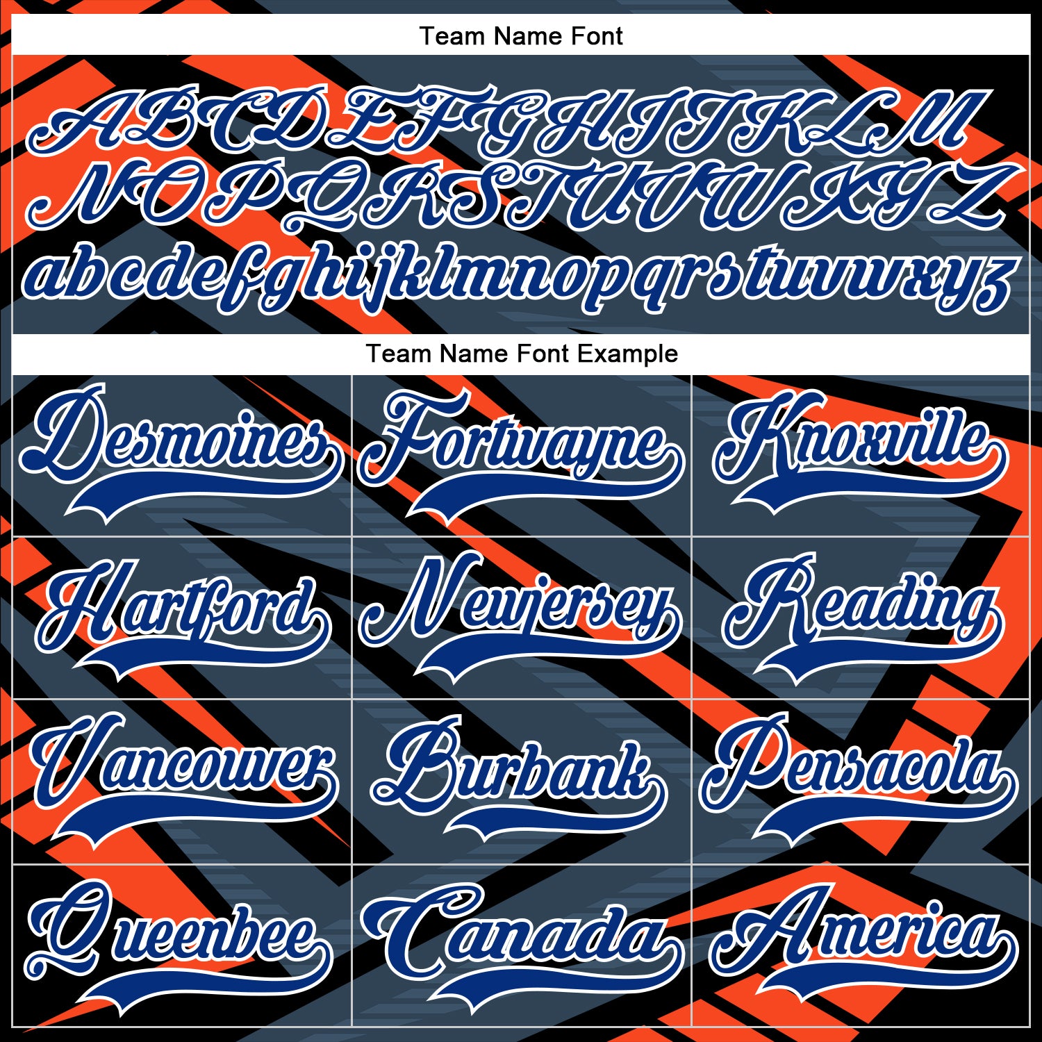 Custom Gray Royal Orange Black-White Cyber Mecha E-sport Hockey Jersey