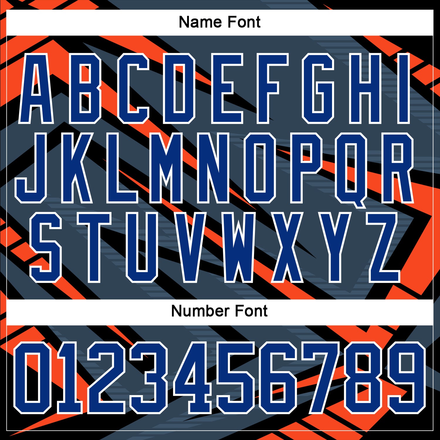 Custom Gray Royal Orange Black-White Cyber Mecha E-sport Hockey Jersey