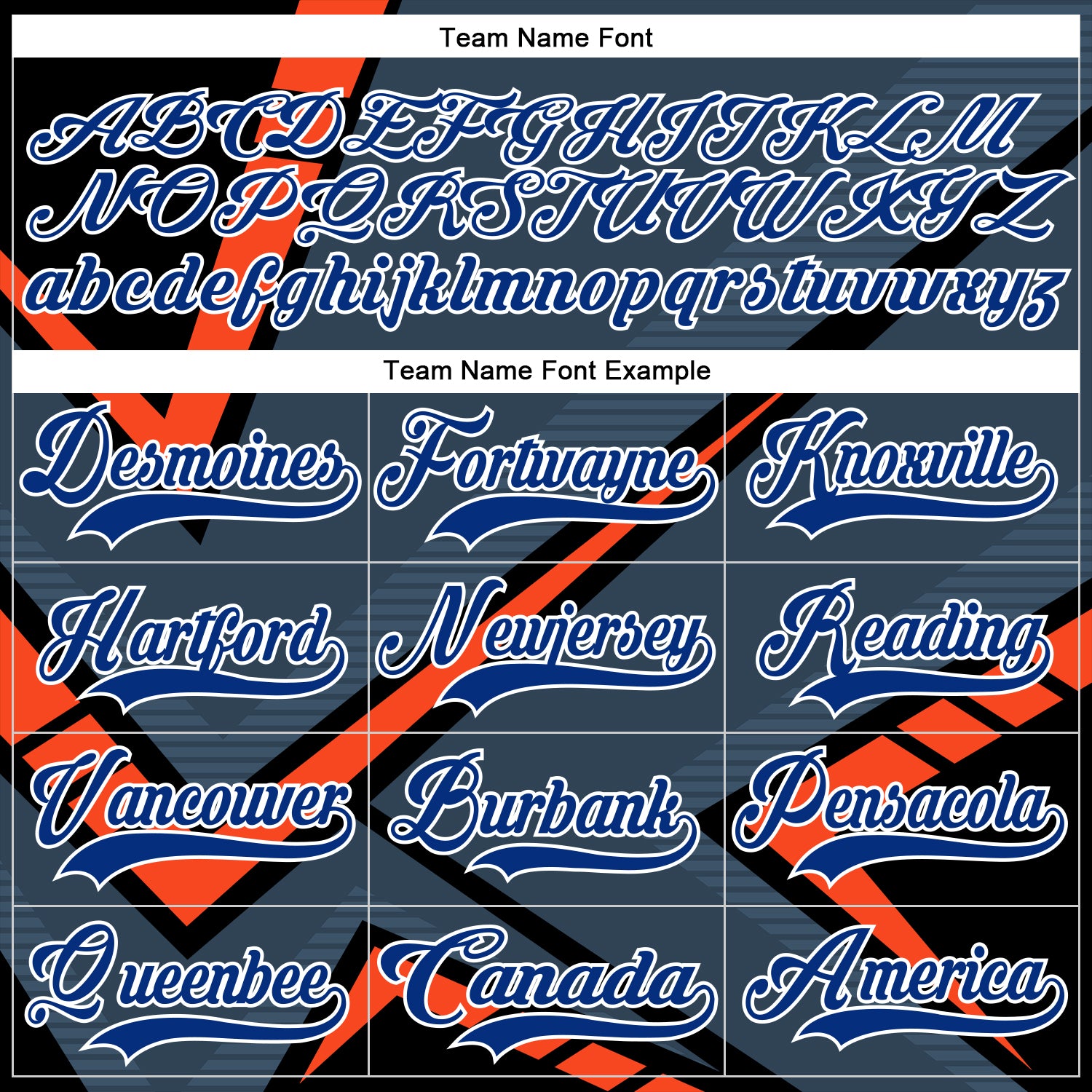 Custom Gray Royal Orange Black-White Cyber Mecha E-sport Hockey Jersey