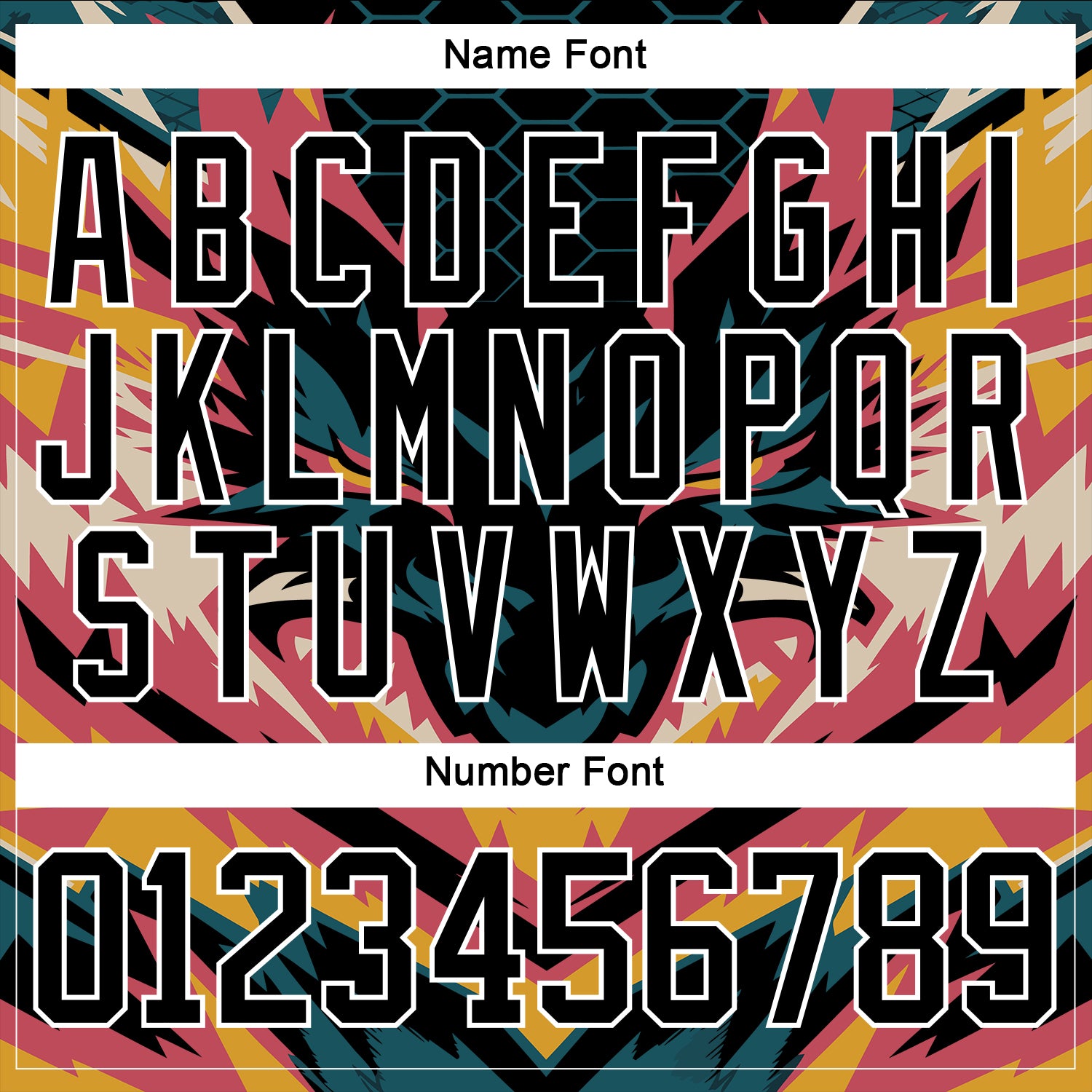 Custom Red Black Blue Pink Yellow-White Cyber Mecha E-sport Hockey Jersey