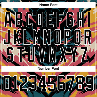 Custom Red Black Blue Pink Yellow-White Cyber Mecha E-sport Hockey Jersey