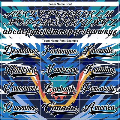 Custom Red Black Blue Yellow-White Cyber Mecha E-sport Hockey Jersey