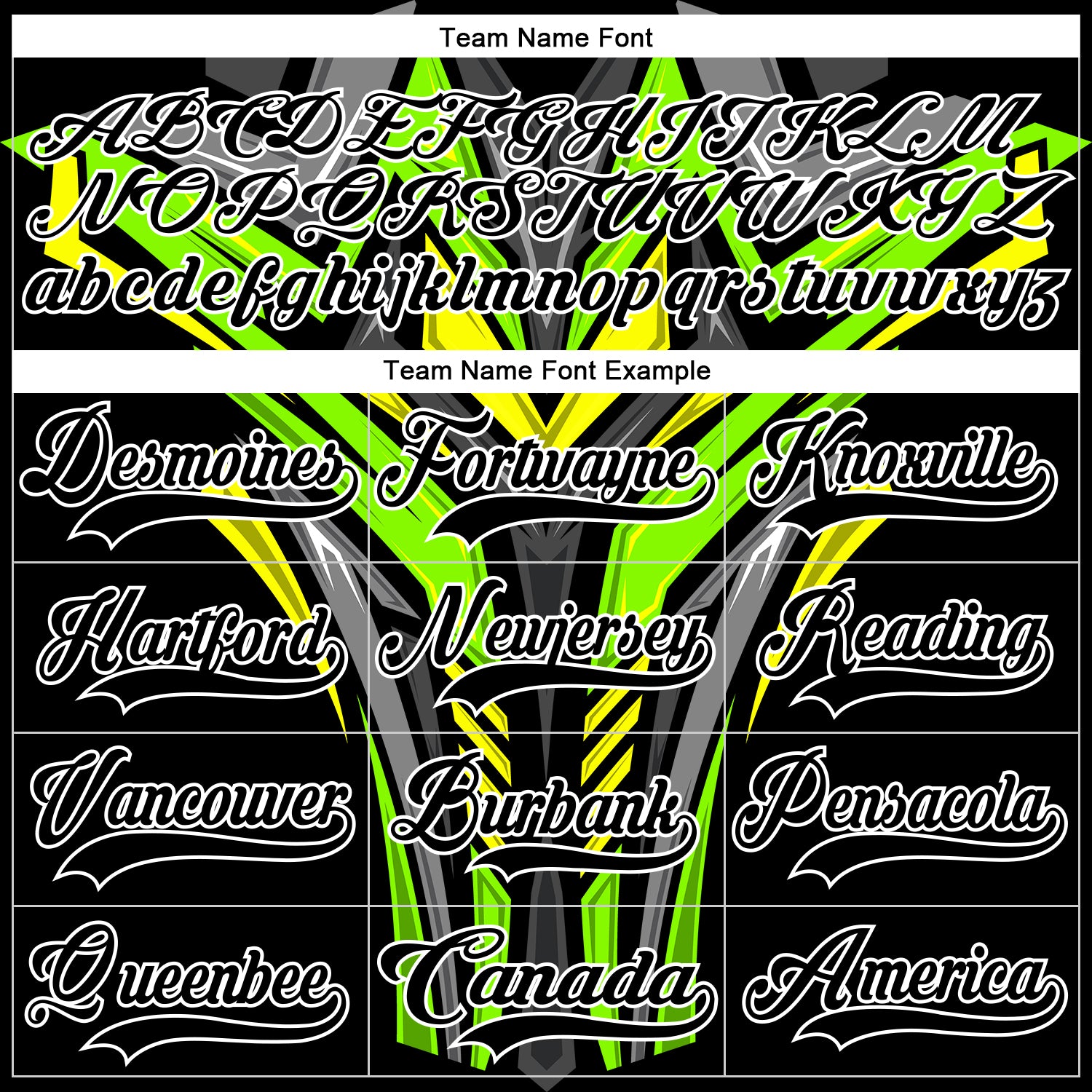 Custom Gold Black Green Gray-White Cyber Mecha E-sport Hockey Jersey