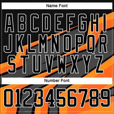 Custom Gray Black Gold Orange-White Cyber Mecha E-sport Hockey Jersey