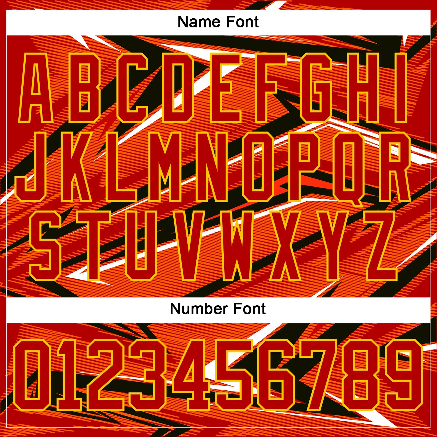 Custom Red Navy Yellow-White Cyber Mecha E-sport Hockey Jersey