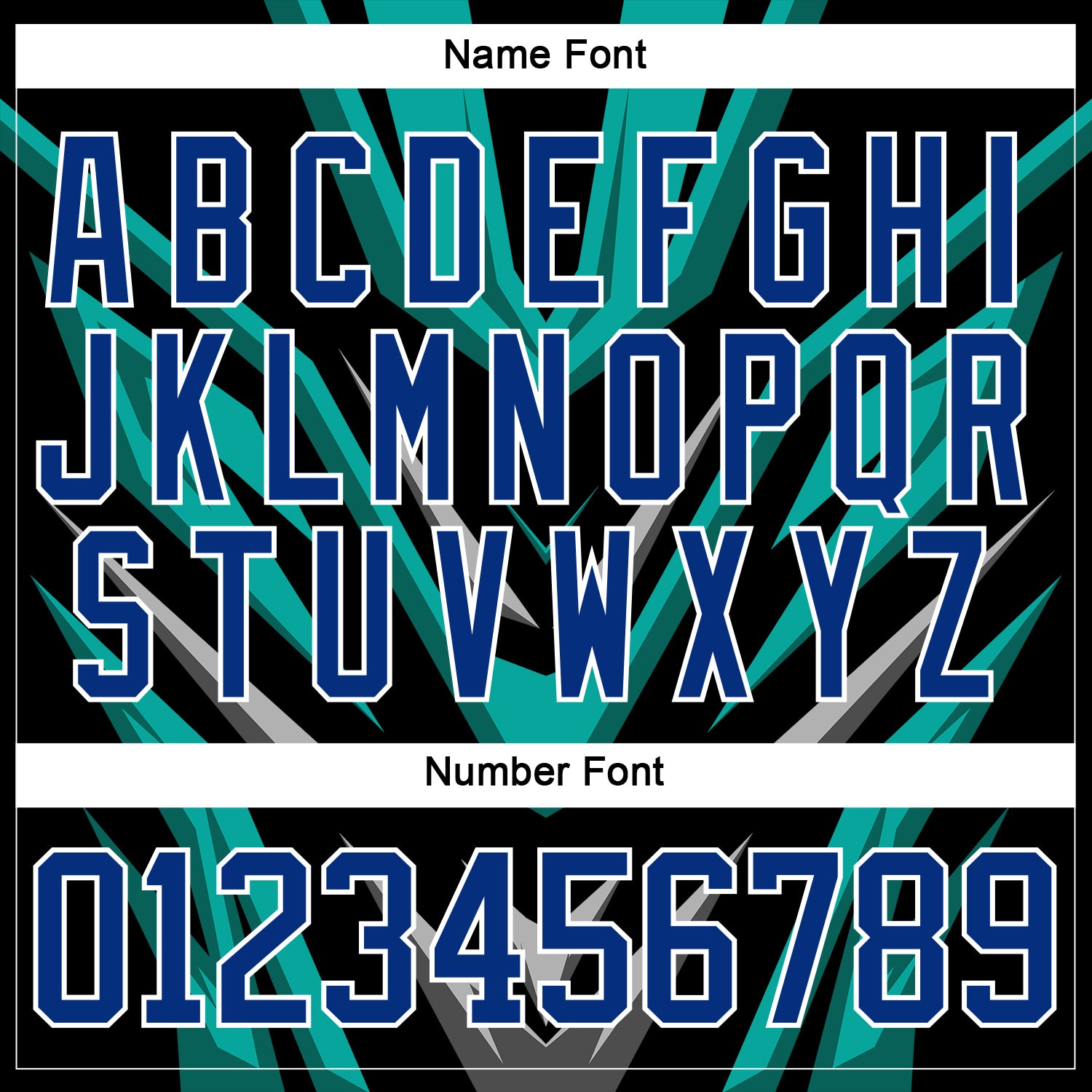 Custom Black Royal Green Gray-White Cyber Mecha E-sport Hockey Jersey