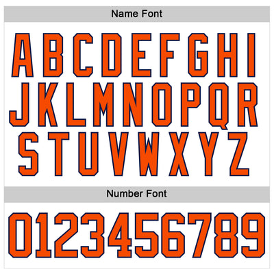 Custom White Orange-Navy Native Americans Tribal Indigenous People Hockey Lace Neck Jersey