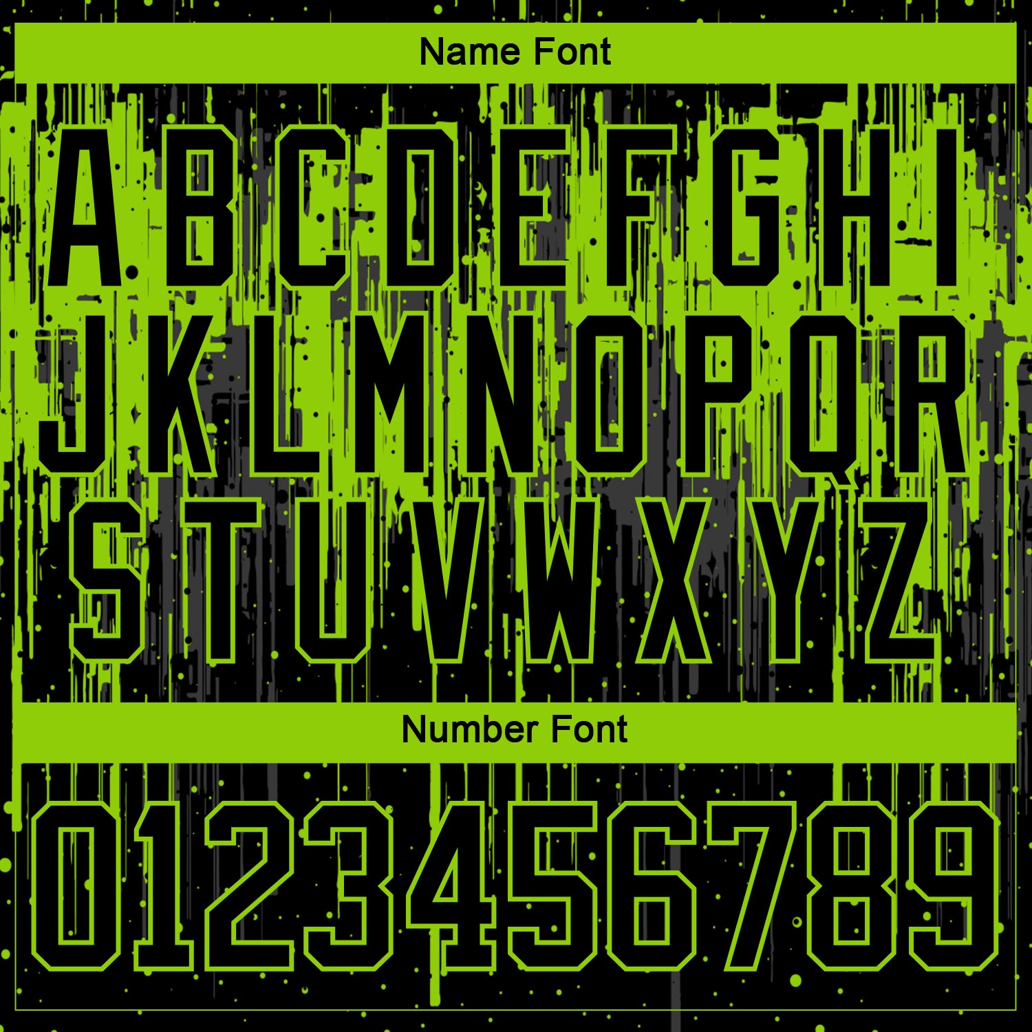 Custom Black Neon Green Steel Gray-White Dripping Splatter Pattern Hockey Lace Neck Jersey