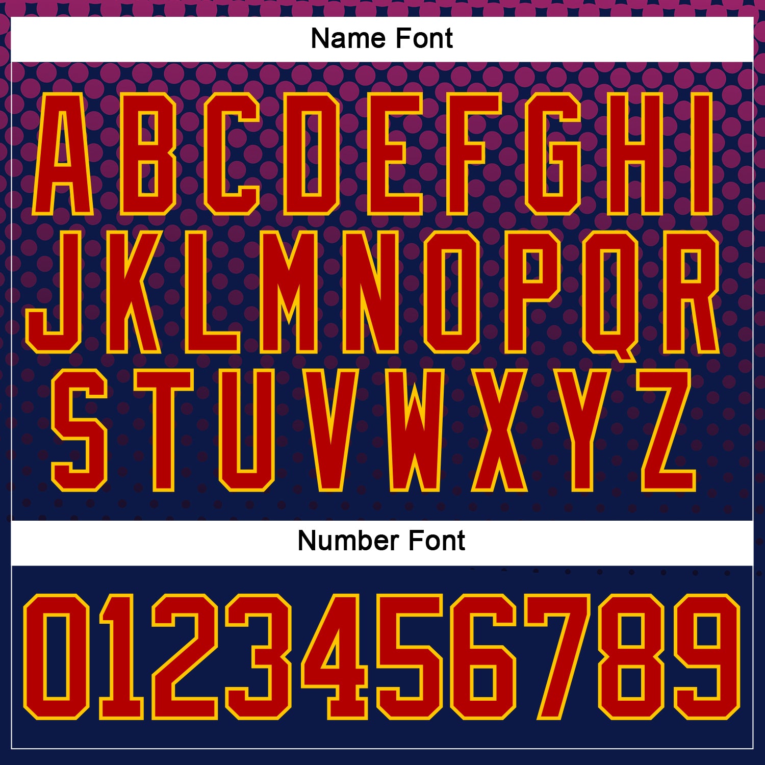 Custom Red Navy-Gold Abstract Gradient Halftone Pattern Hockey Lace Neck Jersey