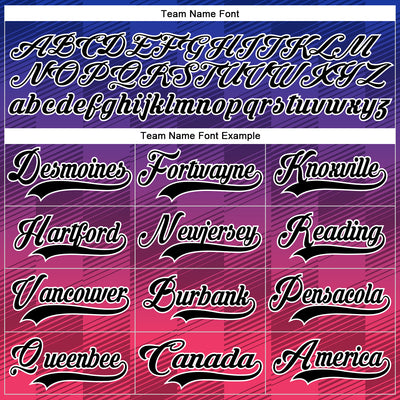 Custom Navy Black Red-White Abstract Gradient Halftone Pattern Hockey Lace Neck Jersey