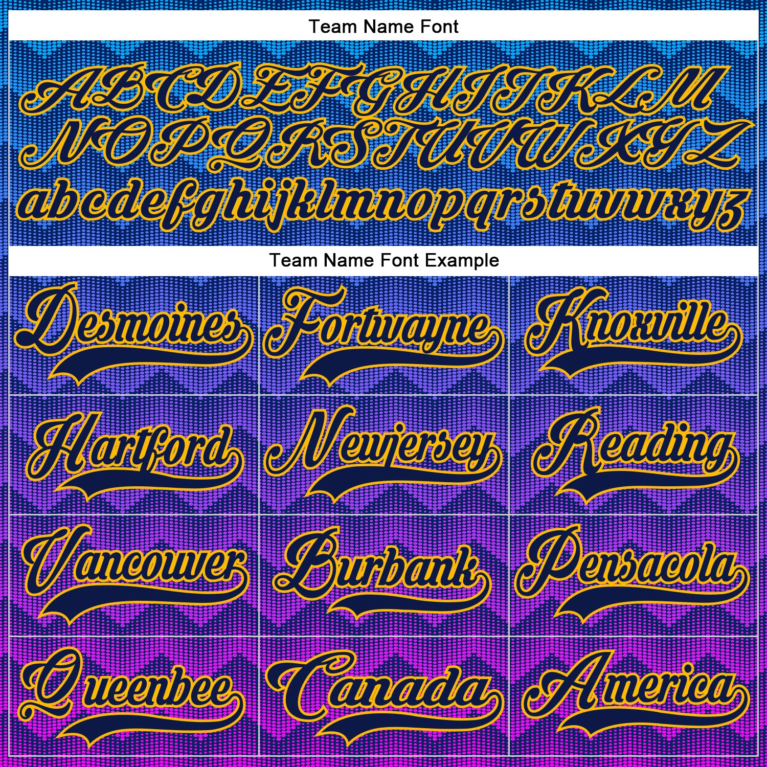 Custom Blue Navy Purple-Gold Abstract Gradient Halftone Pattern Hockey Lace Neck Jersey