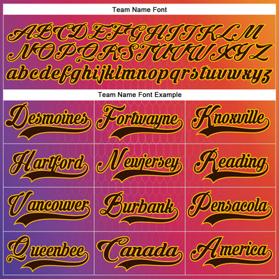 Custom Orange Brown Red Navy-Gold Abstract Gradient Halftone Pattern Hockey Lace Neck Jersey