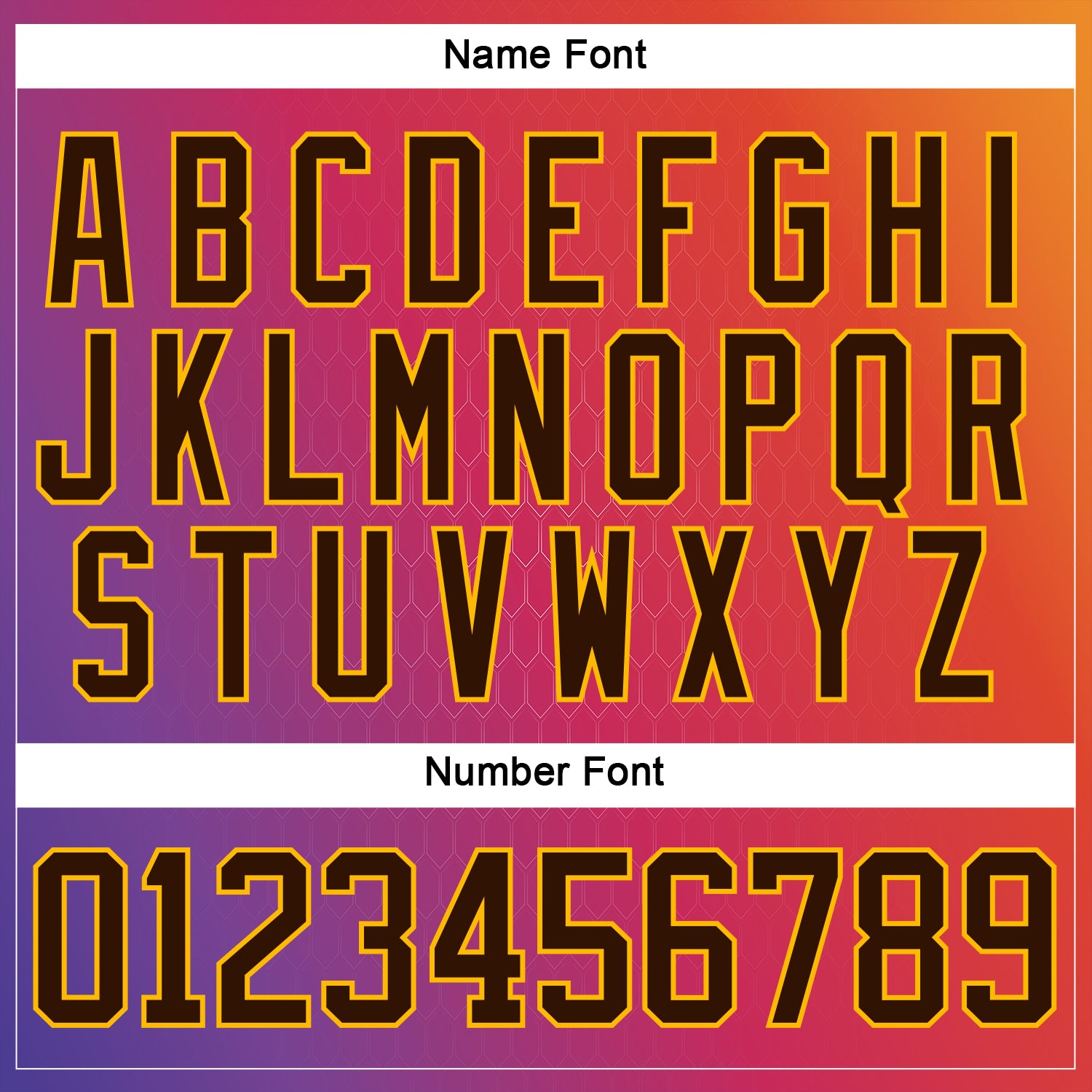 Custom Orange Brown Red Navy-Gold Abstract Gradient Halftone Pattern Hockey Lace Neck Jersey