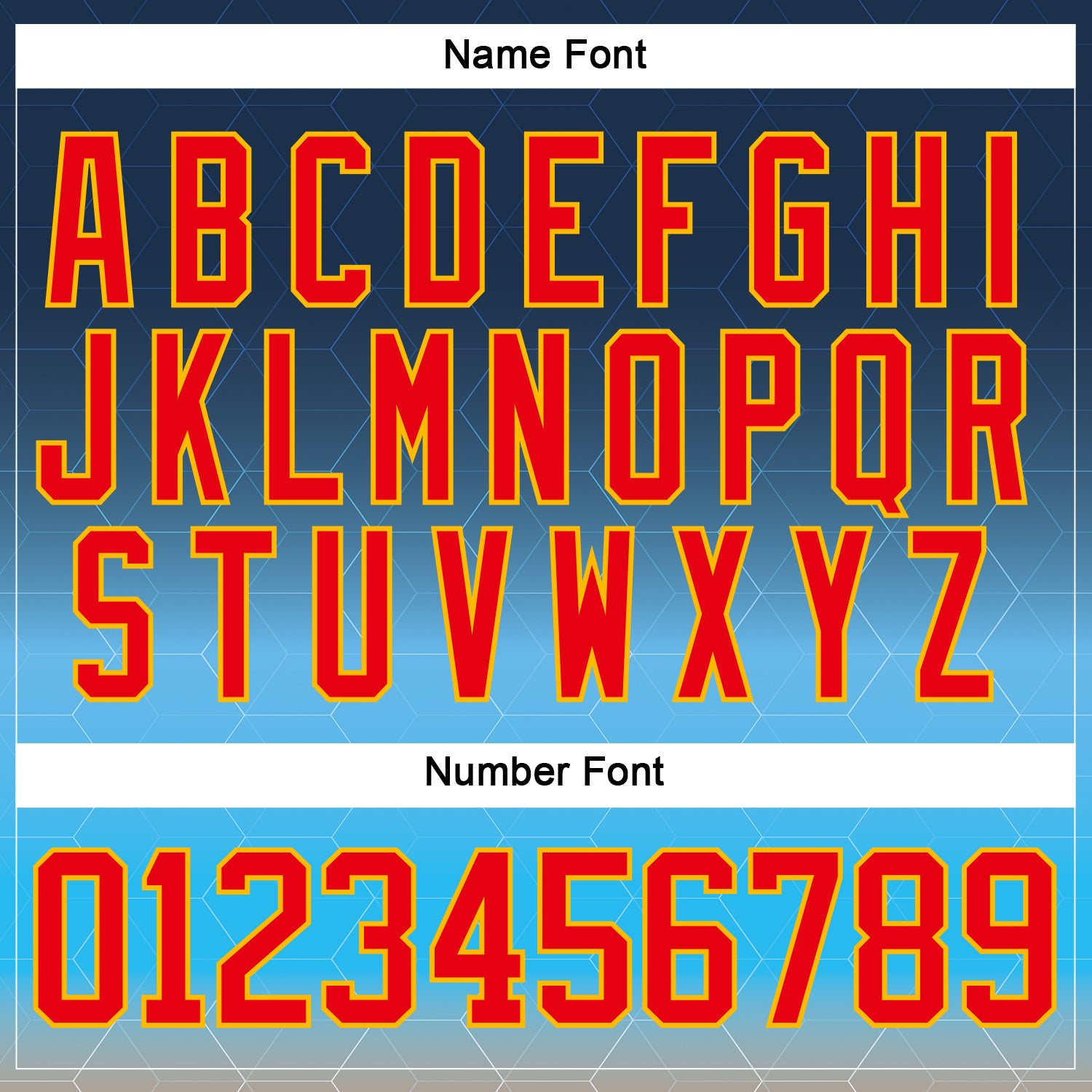 Custom Blue Fire Red Gold-Black Abstract Gradient Halftone Pattern Hockey Lace Neck Jersey