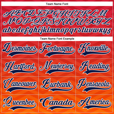 Custom Red Navy Yellow-White Abstract Gradient Halftone Pattern Hockey Lace Neck Jersey