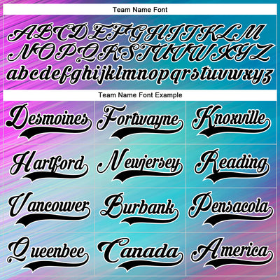 Custom Purple Black Blue-White Abstract Gradient Halftone Pattern Hockey Lace Neck Jersey