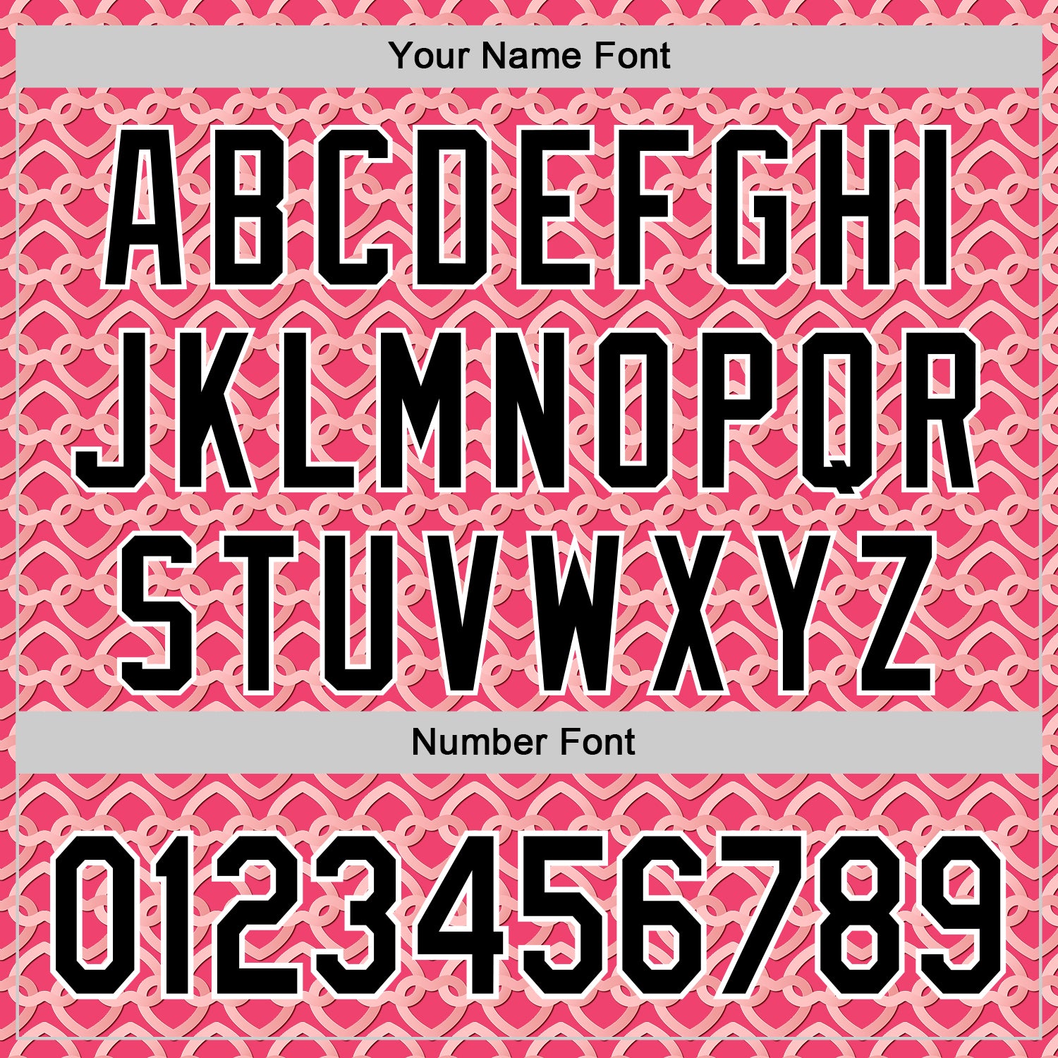 Custom Neon Pink Black-White Valentine's Day Love Heart Authentic Baseball Jersey