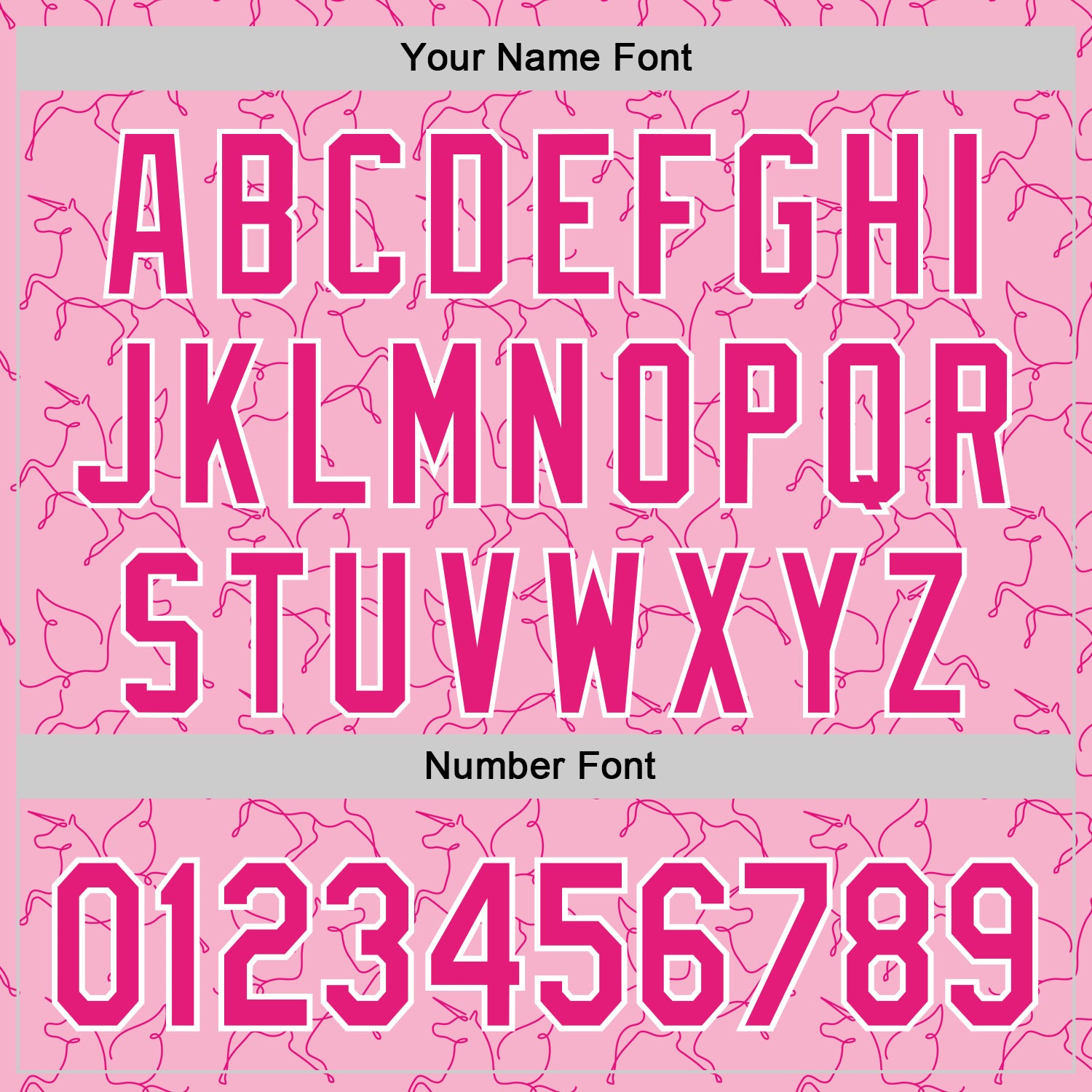 Custom Light Pink Hot Pink-White Valentine's Day Unicorn Authentic Baseball Jersey