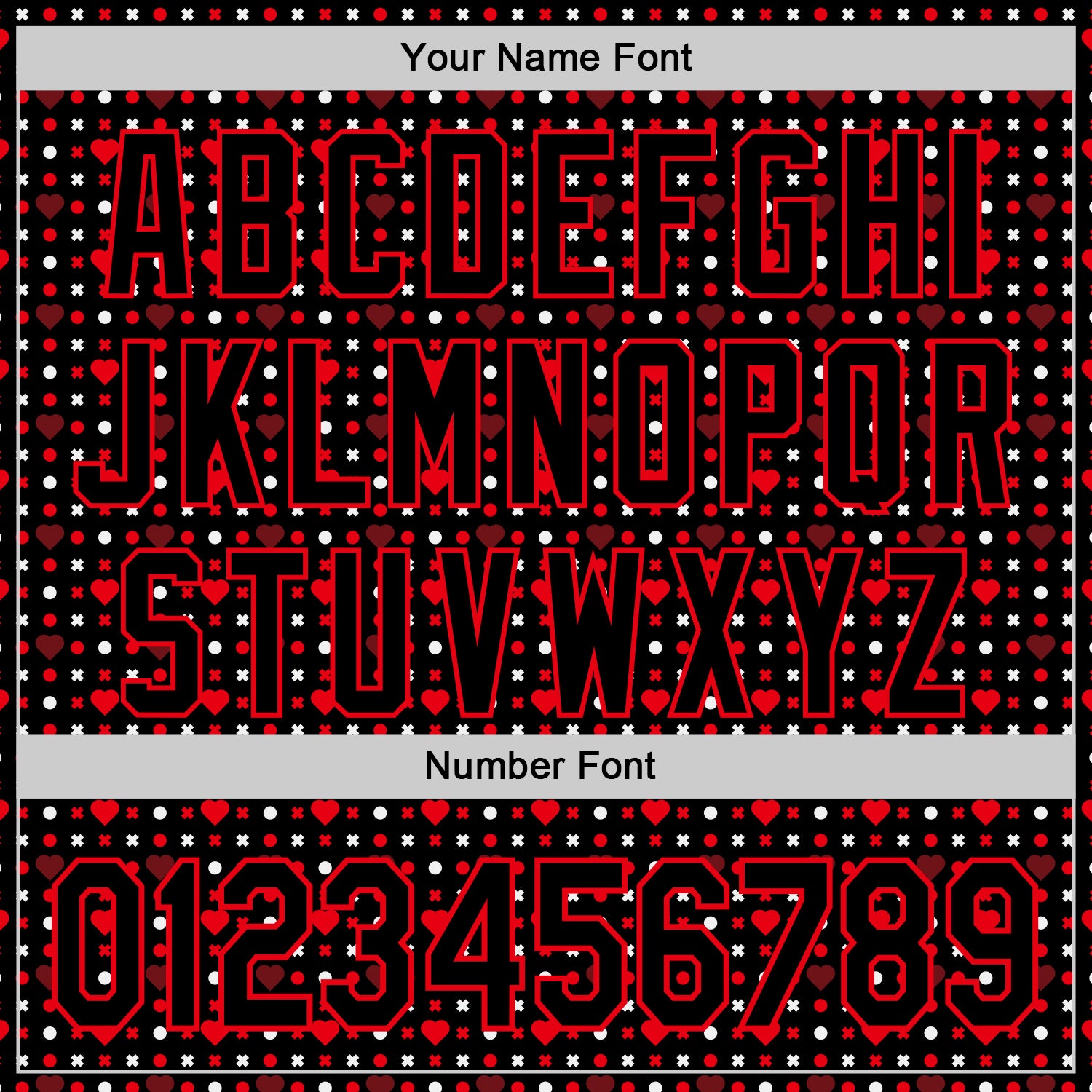 Custom Black Fire Red Valentine's Day Love Heart Authentic Baseball Jersey