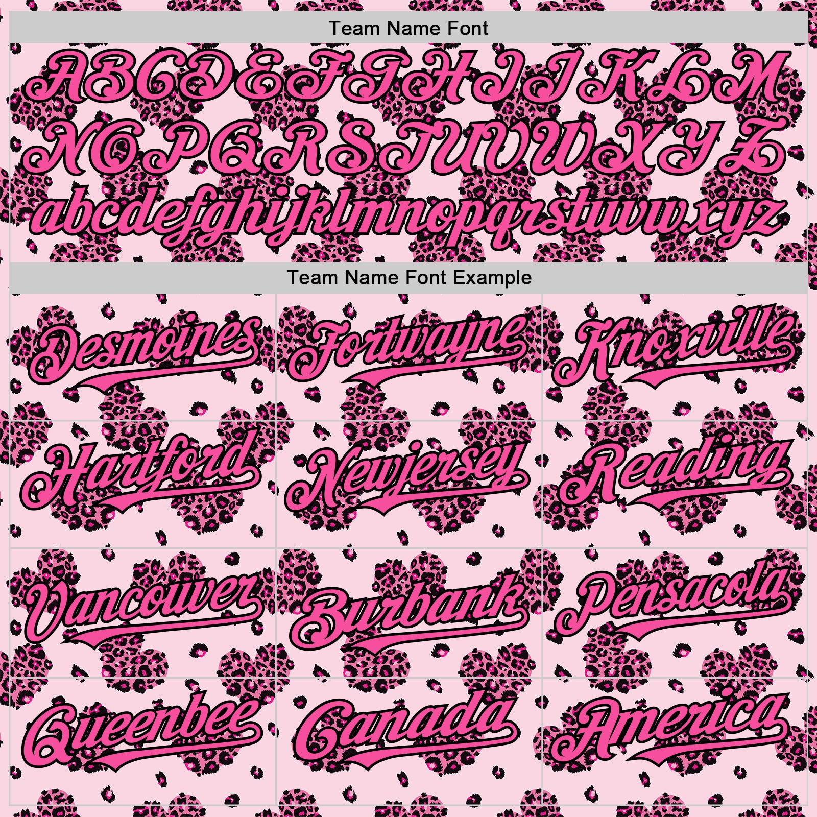 Custom Pink Black Valentine's Day Love Heart Authentic Baseball Jersey