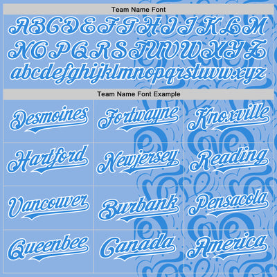 Custom Blue Electric Blue-White Valentine's Day Love Heart Authentic Baseball Jersey