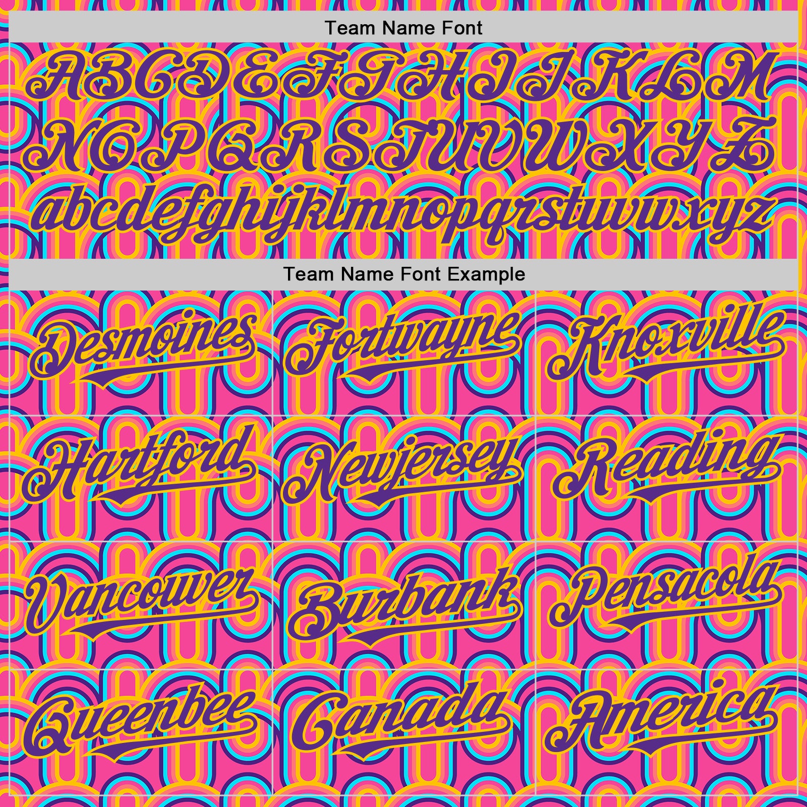 Custom Pink Purple-Yellow Valentine's Day Line Authentic Baseball Jersey