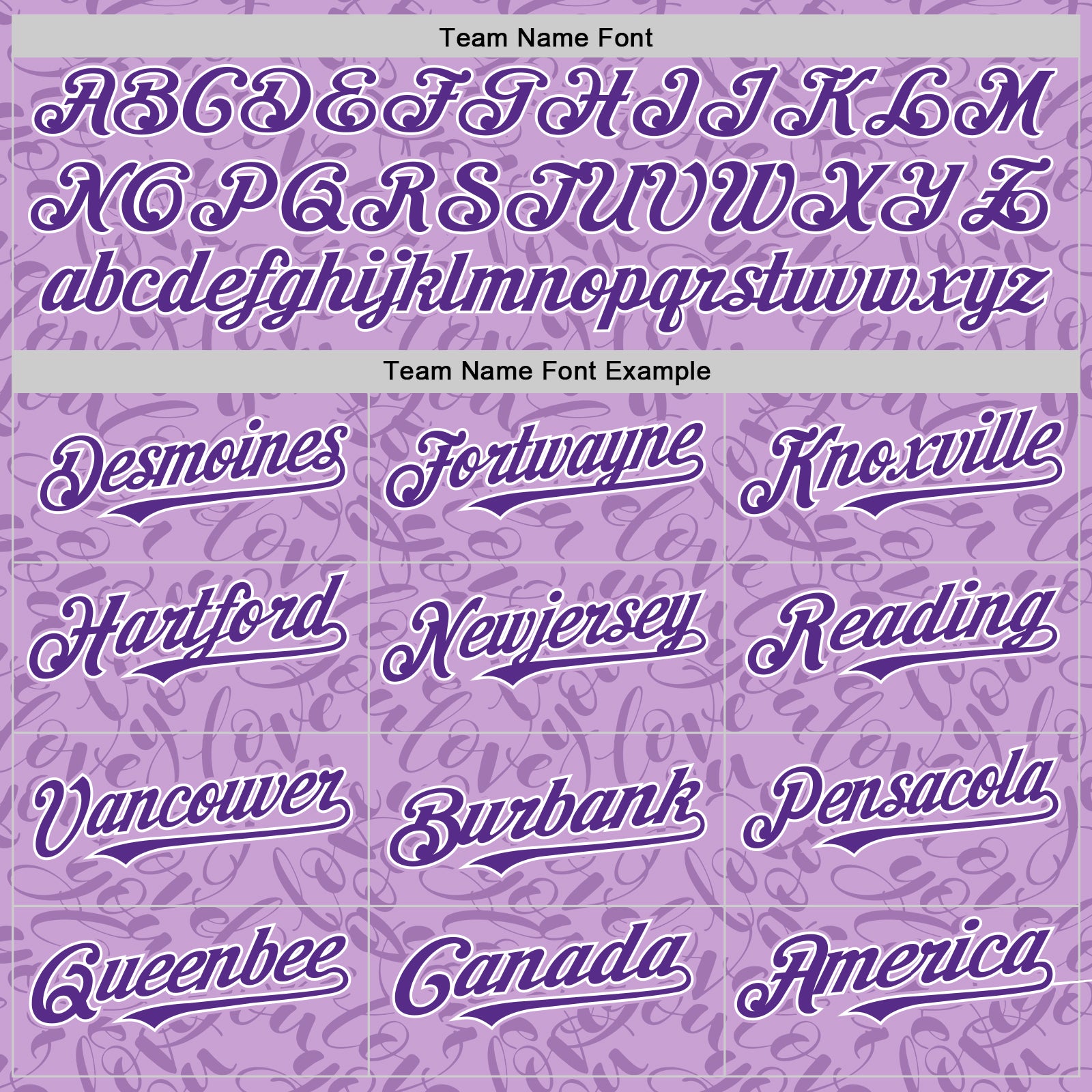 Custom Light Purple Purple-White Valentine's Day Love Authentic Baseball Jersey