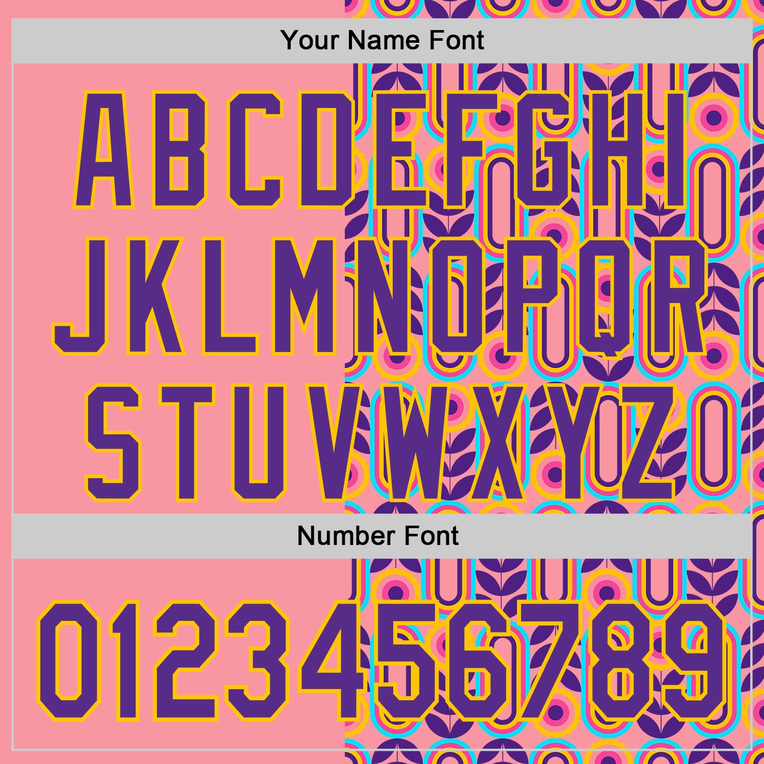 Custom Medium Pink Purple-Yellow Valentine's Day Flower Authentic Baseball Jersey