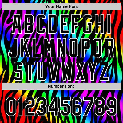 Custom Black White Valentine's Day Striped Pride Month Love Is Love Authentic Baseball Jersey