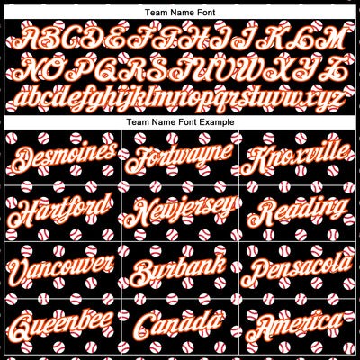 Custom Stitched Black White-Orange Baseball Game Day Cincinnati Inspired Sports Pullover Sweatshirt Hoodie