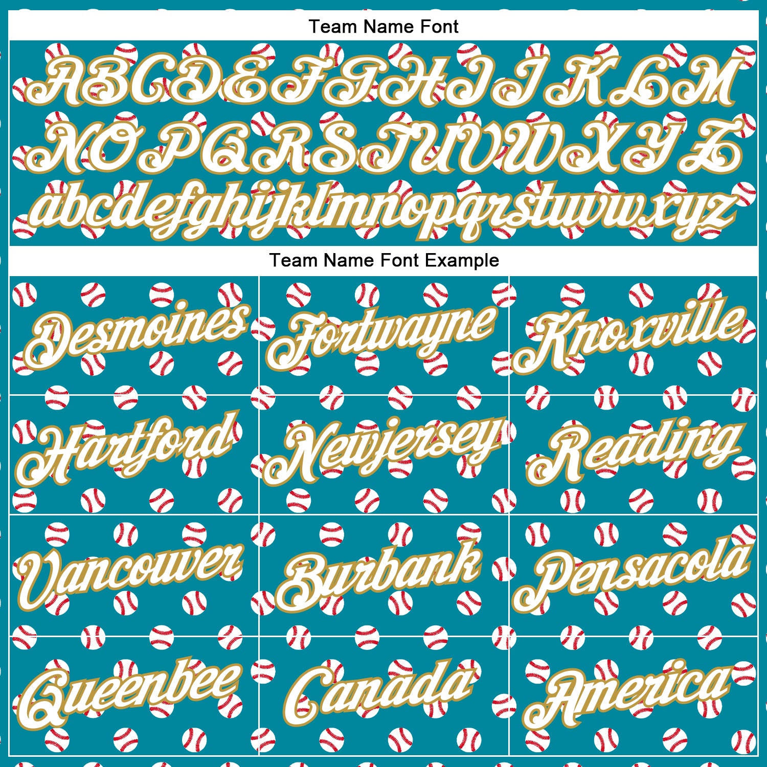 Custom Stitched Teal White-Old Gold Baseball Game Day Jacksonville Inspired Sports Pullover Sweatshirt Hoodie