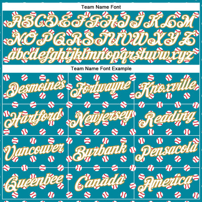 Custom Stitched Teal White-Old Gold Baseball Game Day Jacksonville Inspired Sports Pullover Sweatshirt Hoodie