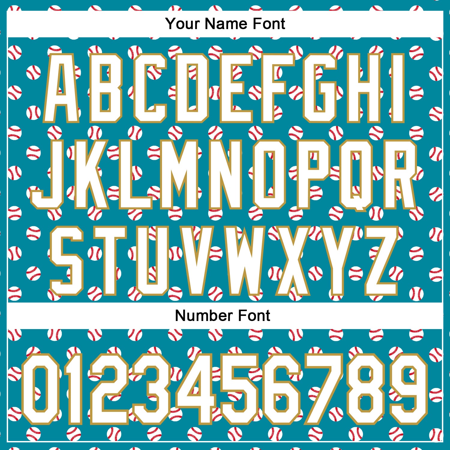 Custom Stitched Teal White-Old Gold Baseball Game Day Jacksonville Inspired Sports Pullover Sweatshirt Hoodie