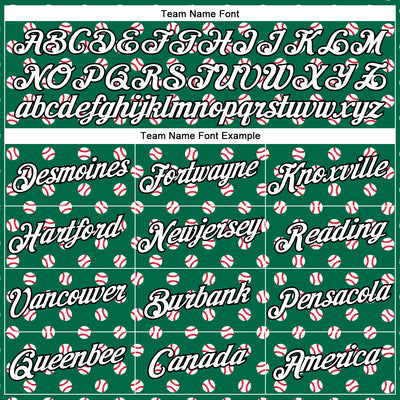 Custom Stitched Kelly Green White-Black Baseball Game Day New York Inspired Sports Pullover Sweatshirt Hoodie