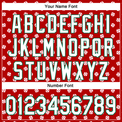 Custom Stitched Red White-Kelly Green Baseball Game Day Houston Inspired Sports Pullover Sweatshirt Hoodie