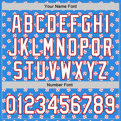 Custom Stitched Powder Blue White-Red Baseball Game Day Tennessee Inspired Sports Pullover Sweatshirt Hoodie