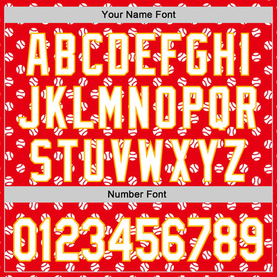 Custom Stitched Fire Red White-Gold Baseball Game Day Kansas Inspired Sports Pullover Sweatshirt Hoodie